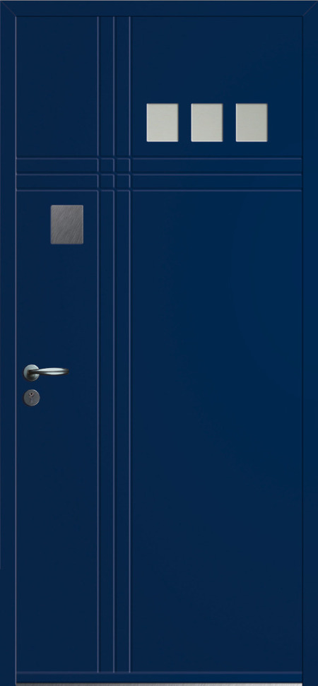 Porte d'entrée monobloc ALU ou PVC - gamme Selection