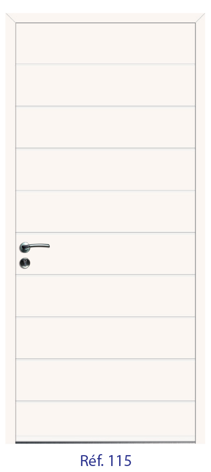 Porte d'entrée monobloc ALU ou PVC - gamme Selection