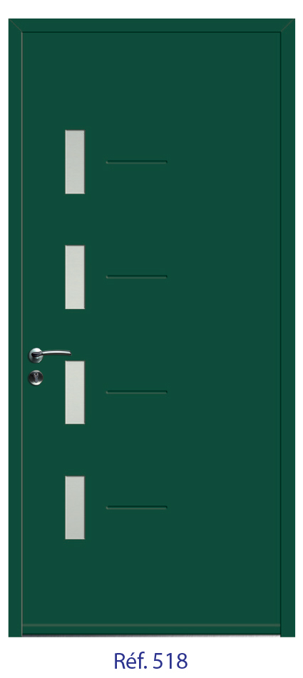 Porte d'entrée monobloc ALU ou PVC - gamme Selection