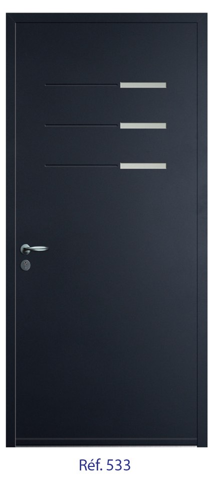 Porte d'entrée monobloc ALU ou PVC - gamme Selection