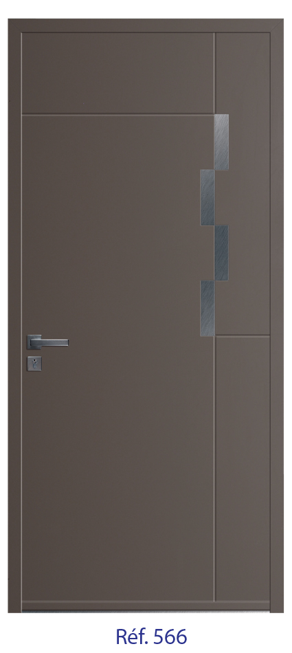 Porte d'entrée monobloc ALU ou PVC - gamme Selection