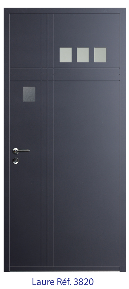 Porte d'entrée monobloc ALU ou PVC - gamme Selection