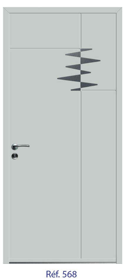 Porte d'entrée monobloc ALU ou PVC - gamme 2