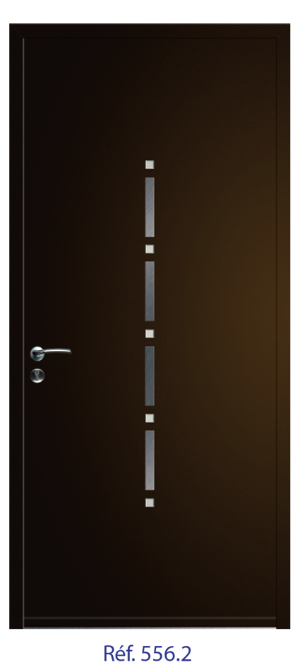 Porte d'entrée monobloc ALU ou PVC - gamme 3