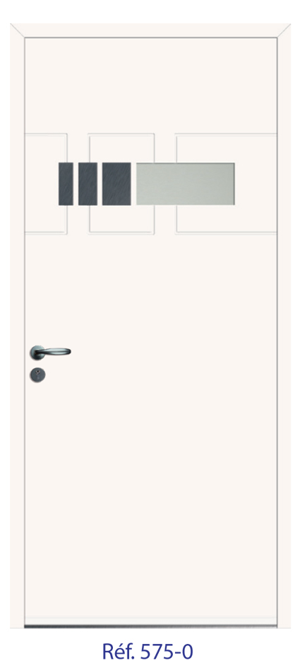 Porte d'entrée monobloc ALU ou PVC - gamme 3