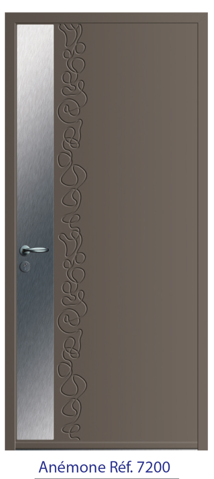 Porte d'entrée monobloc ALU ou PVC - gamme 3