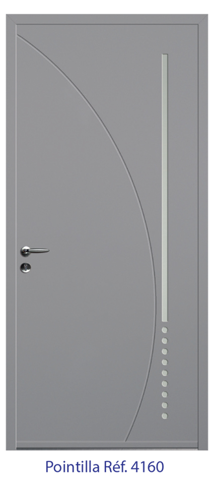 Porte d'entrée monobloc ALU ou PVC - gamme 3