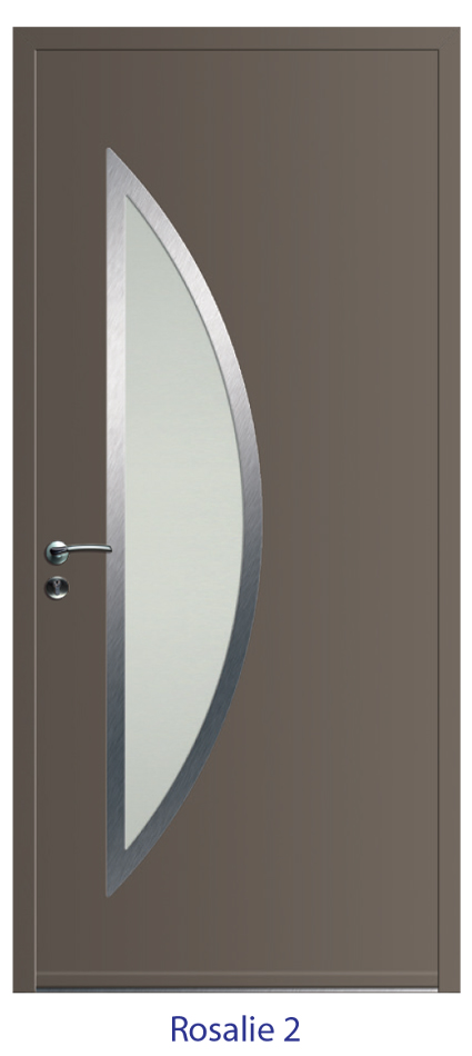 Porte d'entrée monobloc ALU ou PVC - gamme 3