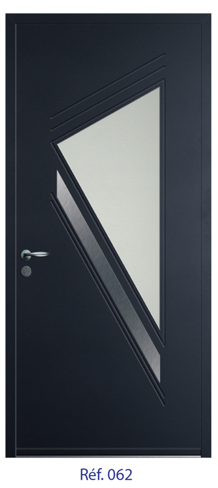 Porte d'entrée monobloc ALU ou PVC - gamme 5
