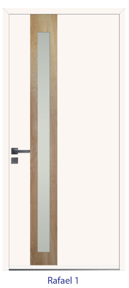 Porte d'entrée monobloc ALU ou PVC - gamme 5