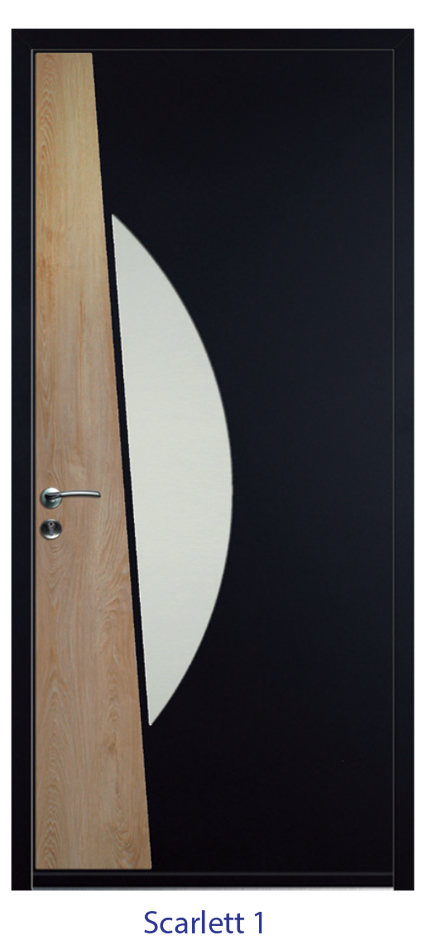 Porte d'entrée monobloc ALU ou PVC - gamme 5