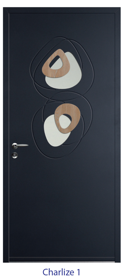 Porte d'entrée monobloc ALU ou PVC - gamme 6