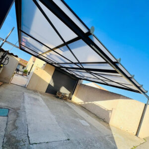 Carport - Toiture polycarbonate sur mesure